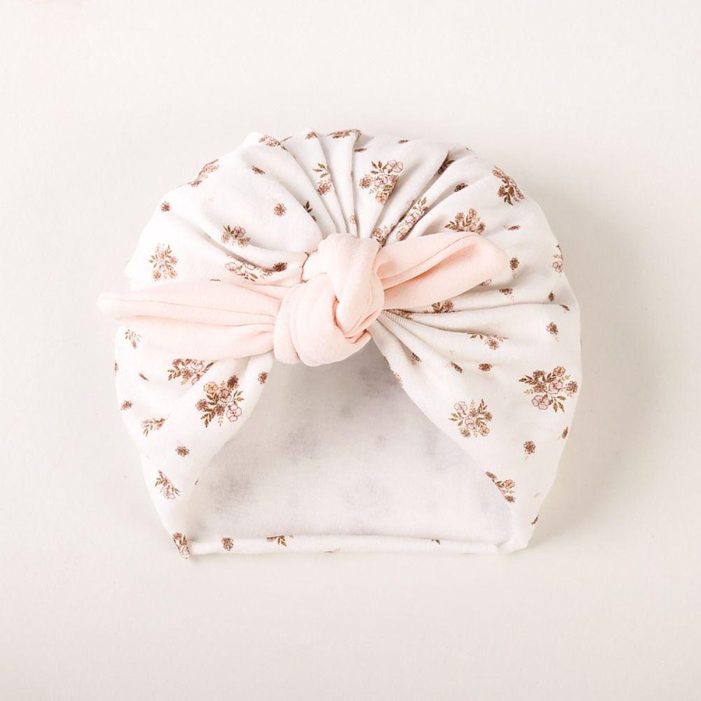 0-5 Months Boneless Muslin Hat Cotton Newborn Turban Hat Windproof Baby Fetal Cap  Autumn
