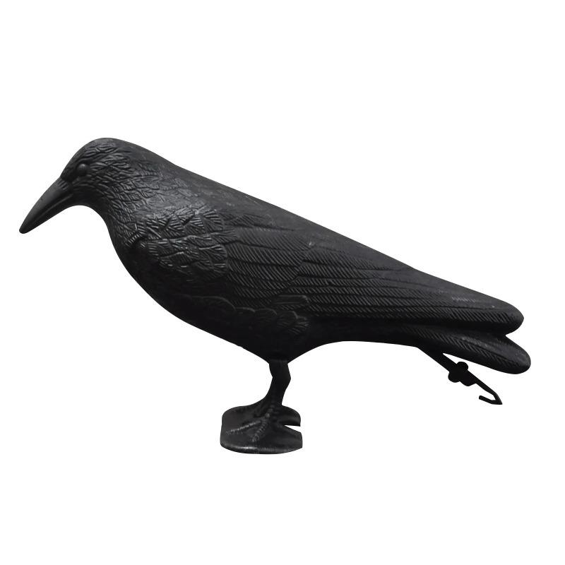 Simulace Crow Černý havran Repelent proti ptákům Přírodní repelent proti holubům Repelent pro havrany Děsivé dekorace Party potřeby