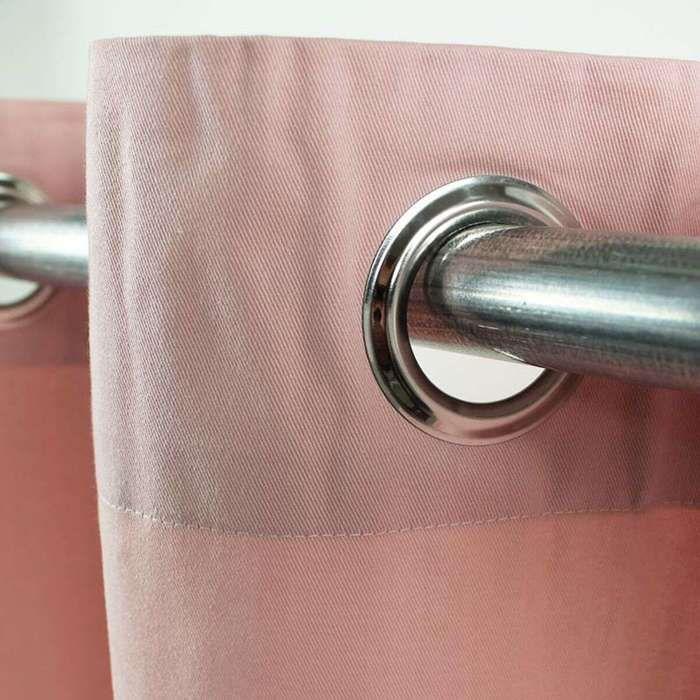 Vorhang aus rosa Baumwolle 150x250