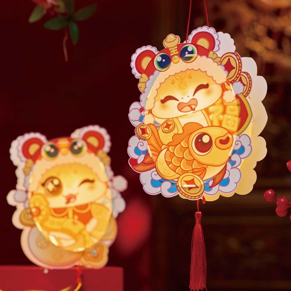 

Plastic Chinese New Year Lantern Cartoon New Year Luminous Lantern Home New Year Decoration Style 3