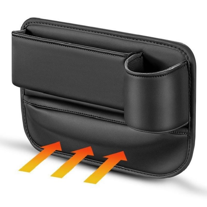 For Citroen C4 C5 X DS 4 2020~2026 Car Seat Side Gap Filling Storage Box With Cup Holder Kit Portable Organizer Case Accessories