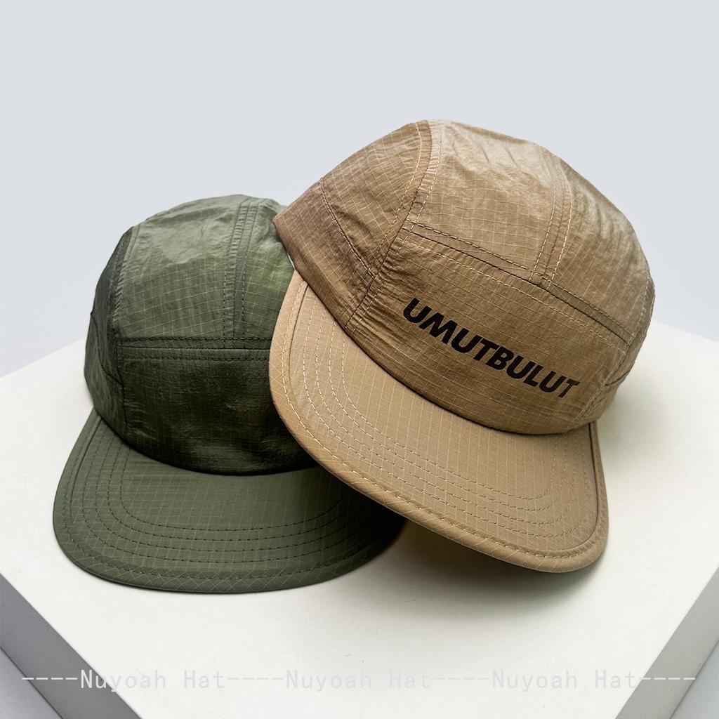 Baseball Plaid Small Plain Color Solid Letterings Alphabet Quick-Dry Women  Men Her Him For Fresh Caps Peaked Hats Sunshade Outdoor Versatile