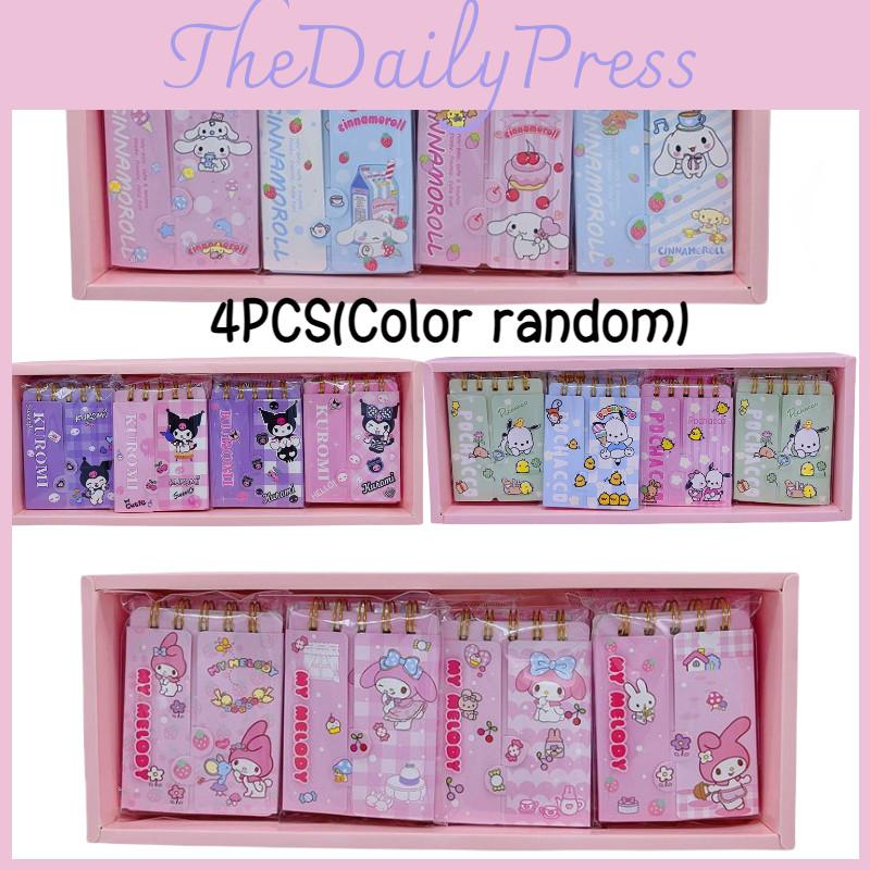 Niedliches Cartoon A7 Spiralnotizbuch für Studenten Tragbar und Überraschungs-Schreibwarengeschenk