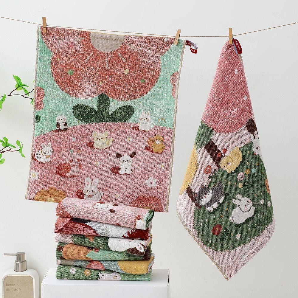 34x40cm Handkerchief Towel Cartoon Kitchen Towel High Quality Large Hand Towel Home Restaurant
