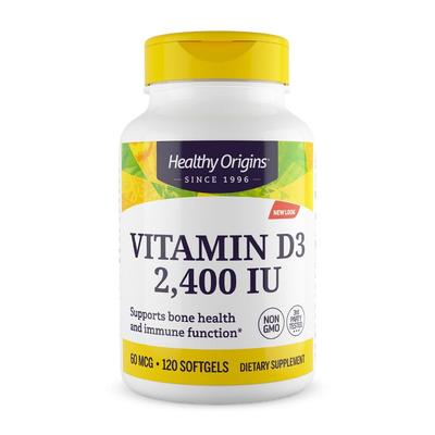 Vitamín D3 2400 IU, 120 měkkých kapslí