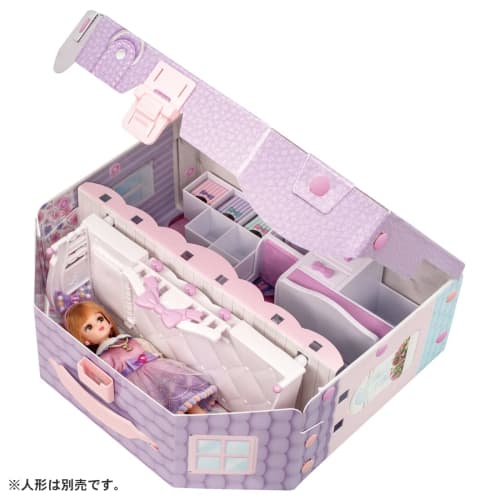 Takara Tomy Licca-chan with loft! Dreamy Licca-chan's room dress-up play house toy for ages 3 and up