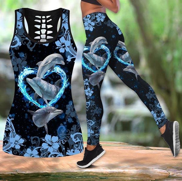 Yoga Moda Femenina Dolphin 3D Print Combo Vest + Legging Verano Casual Yoga  Pantalones Fitness Tank Pantalones Deportivos Leggings para Niñas Mujeres  comprar a buen precio — entrega gratuita, reseñas reales con