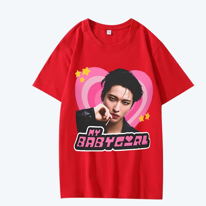 Ateez Seonghwa Magazine Y2k Babygirl T Shirt Unisex Women Oversized 100 Cotton Hot Sale Short Sleeve Summer Unisex Plus Size Tops