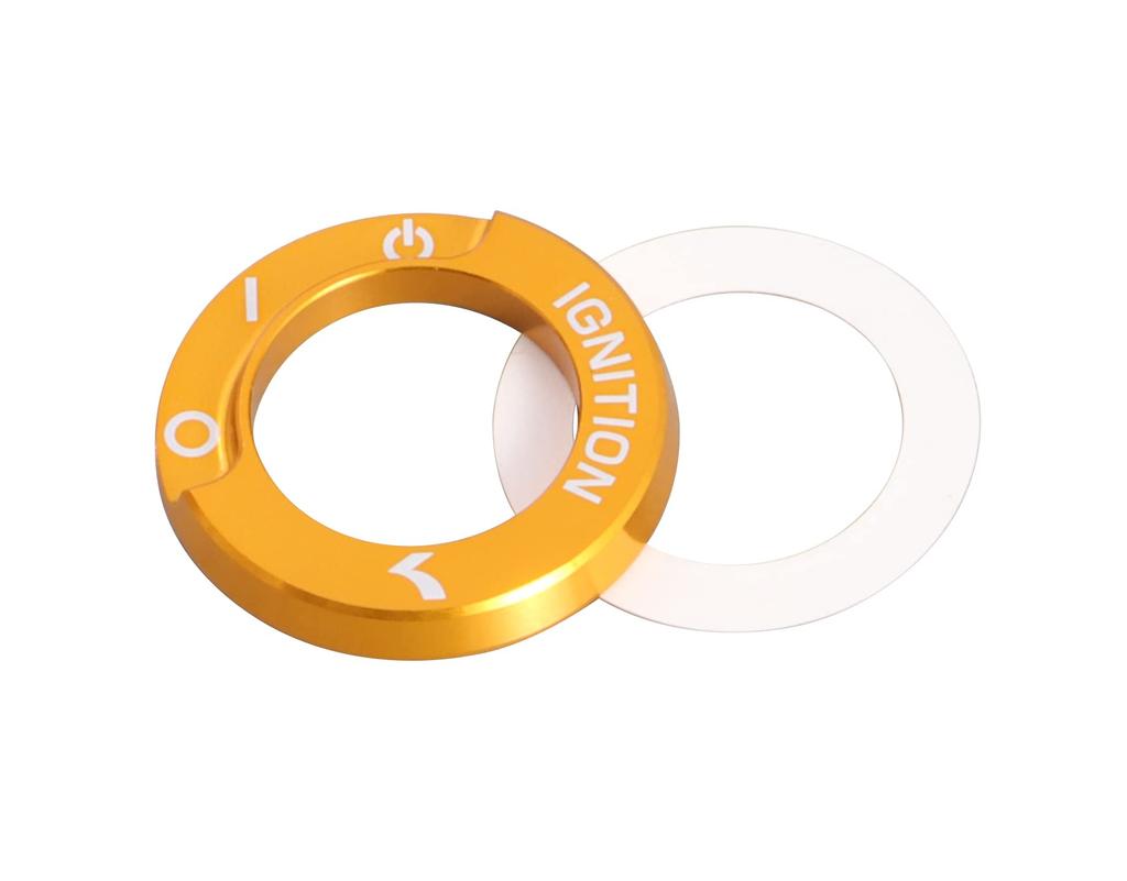 KITACO Aluminum Key Box Cover Type 4 for Honda Rebel 250 Honda Rebel 500 and Honda CL250 Part (Gold) (MC49), (PC60), (MC57) - Number 556-1000470