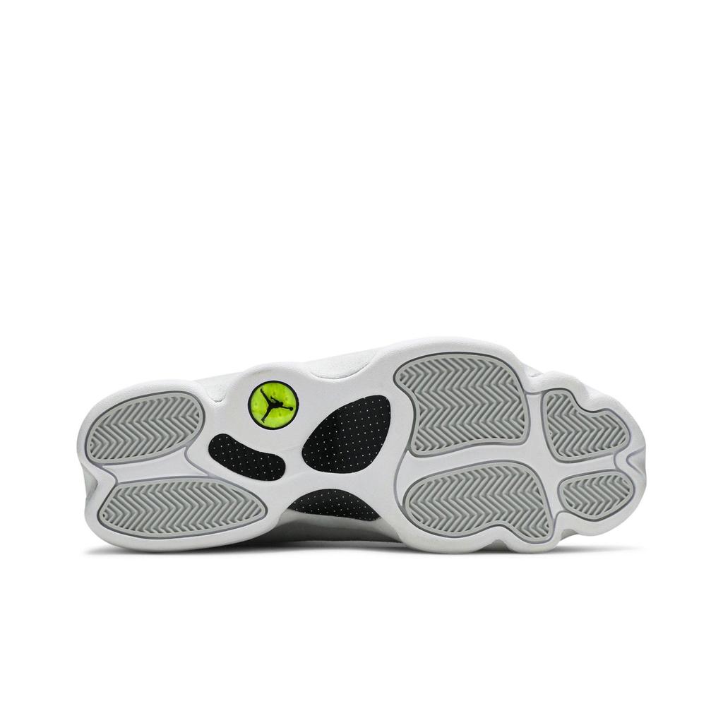 Air Jordan 13 Retro Low 'Pure Money' (Unisex) White / Metallic Silver / Pure Platinum Vintage Basketball Shoes 310810 100