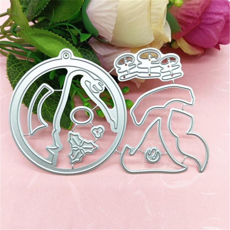 Santa Clause Embossing Die Cuts for Birthday Card Making DIY Craft Scrapbooking