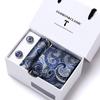 Men'S Tie Set Gift Box 5-Piece Set Group Tie Business Dress Wedding Tie