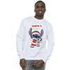 Disney Herren Lilo & Stitch Der Weihnachtsmann ist da Sweatshirt