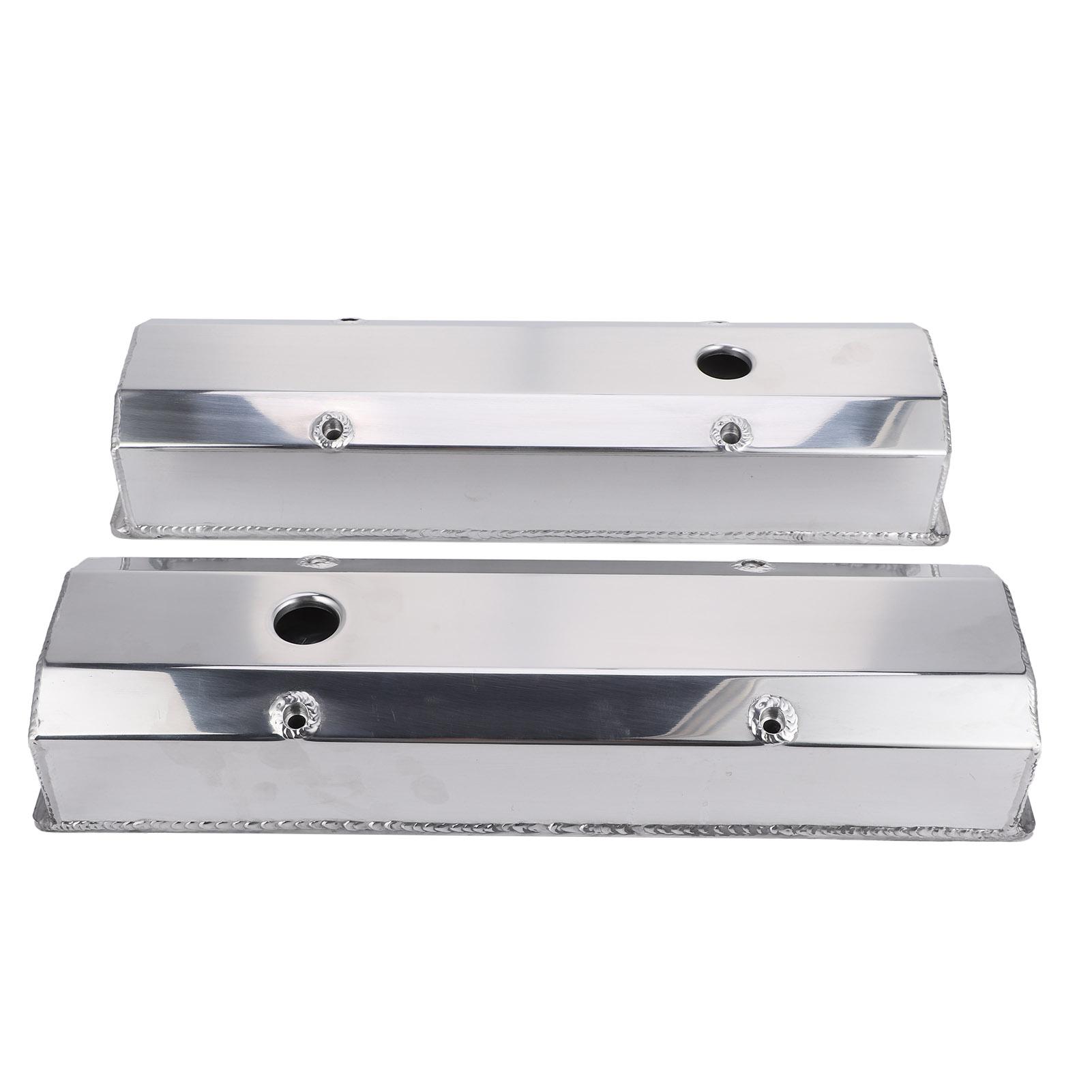 

Fabricated Tall Valve Cover 1 4in Billet Rail Fit for Chevrolet SBC 283 302 305 327 350 383 400 58‑86