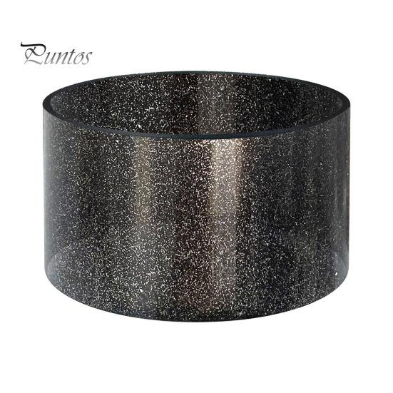 Anti Scald Cup Cover Glitter Silicone Boot for 40oz Tumblers, Non-Slip Sleeve 7.5cm Diameter Jelly Wrap Base Water Bottles, Translucent Tumbler Cover,