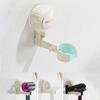 2Pcs Plastic Hair Blow Dryer Rack Wall-Monteud Blow Dryer Storage Rack  for Home