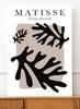 Plakat matisse czarne liście