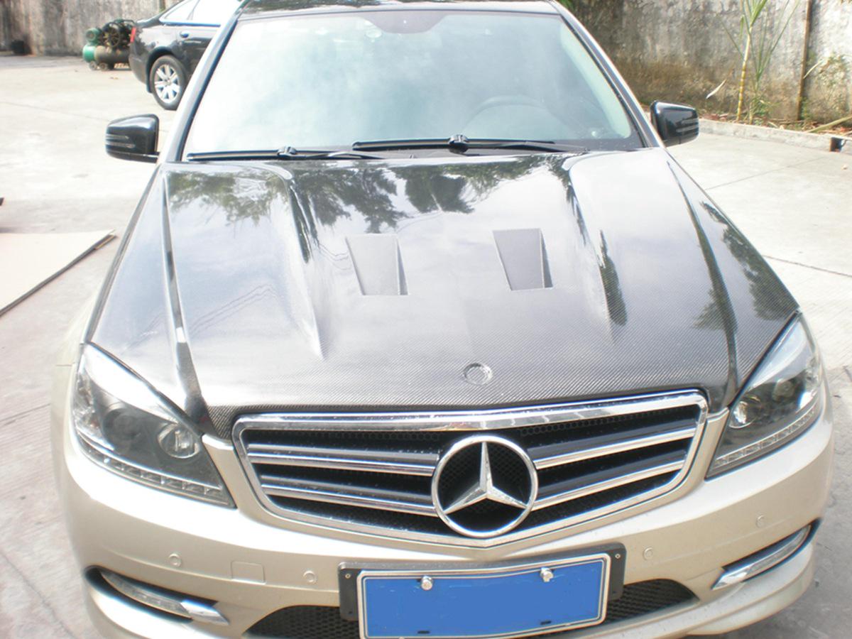 

Mercedes-Benz C-Class W204 Carbon Fiber Hood, Fender, and Trunk Lid Facelift