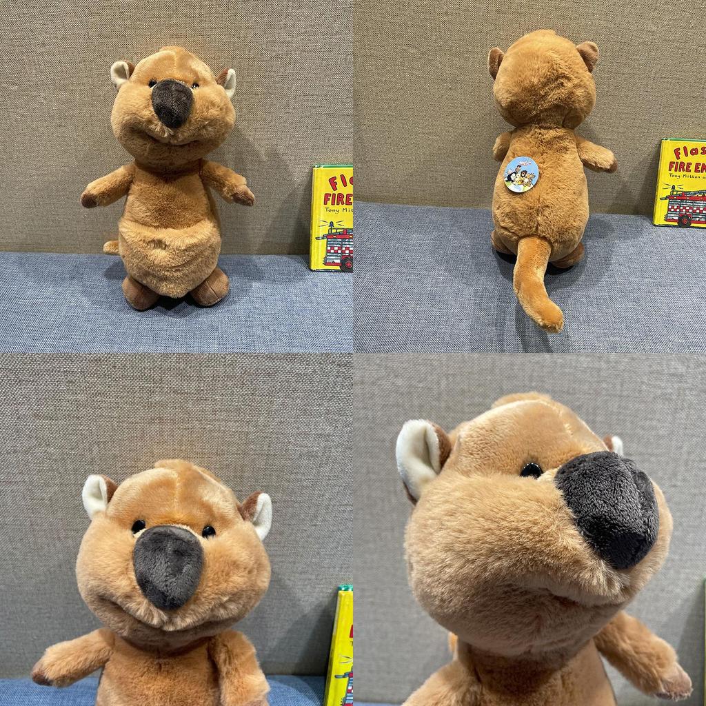 Setonix Brachyurus Plush Toy Soft Short Pile Fluffy Doll Gift For Kids