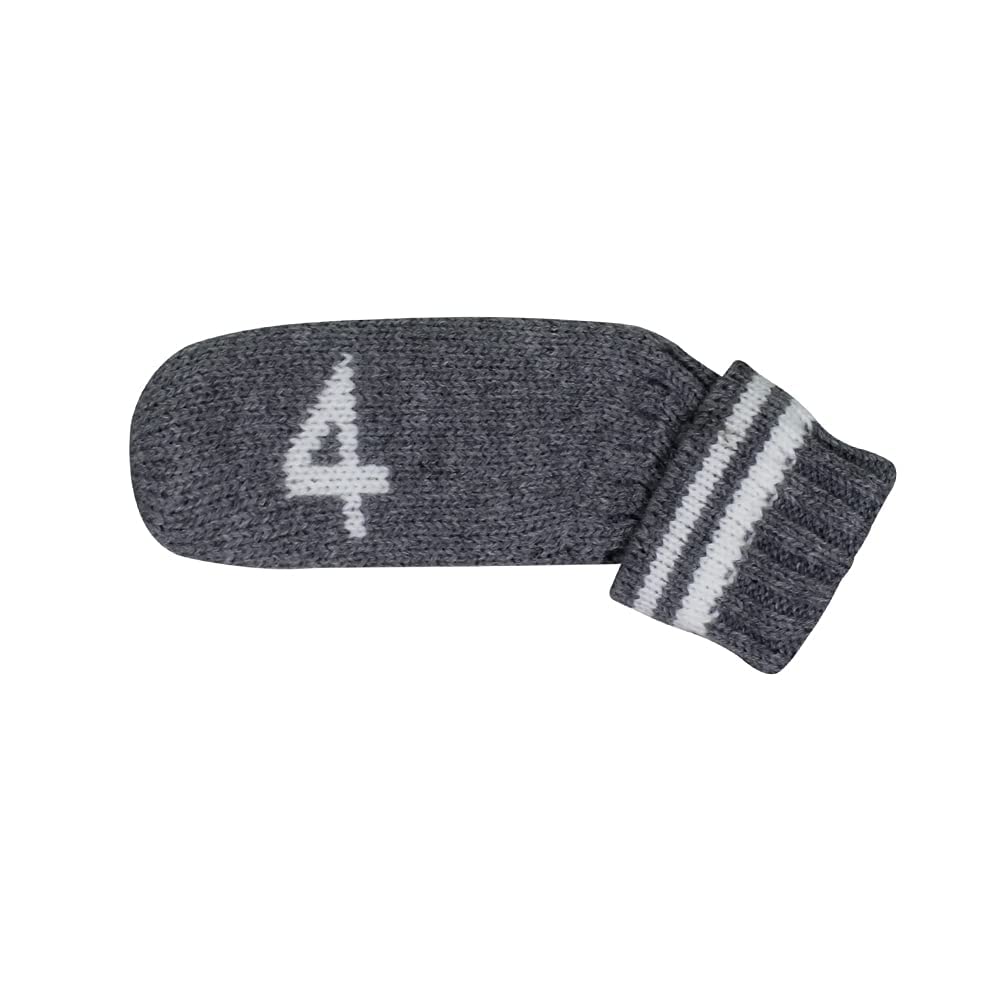 Scott Edward Golf Iron Headcovers, 10-Piece Set, Cute, Basically Sock-Shaped, Washable, Durable Golf Club Head Protectors (Gray)
