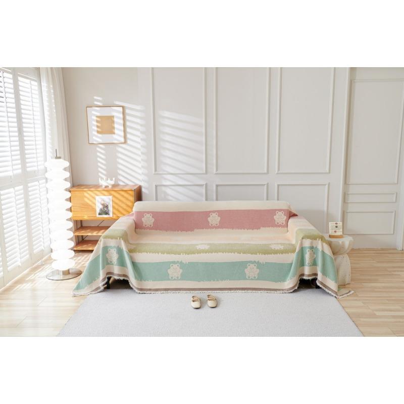 Sofa Cover Cloth Full Cover Four Seasons Universal Chenille Sofa Towel Cartoon Sofa Cushion Dustproof Sofa Cover Sofa Blanket