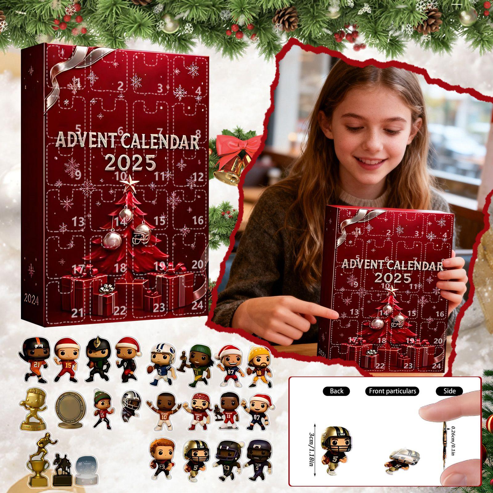 

Рождественский адвент-календарь, 24-дневный адвент-календарь, праздничная коллекция для обратного отсчета, коробка-подвеска, подходит для рождественских подарков-сюрпризов One Size белый