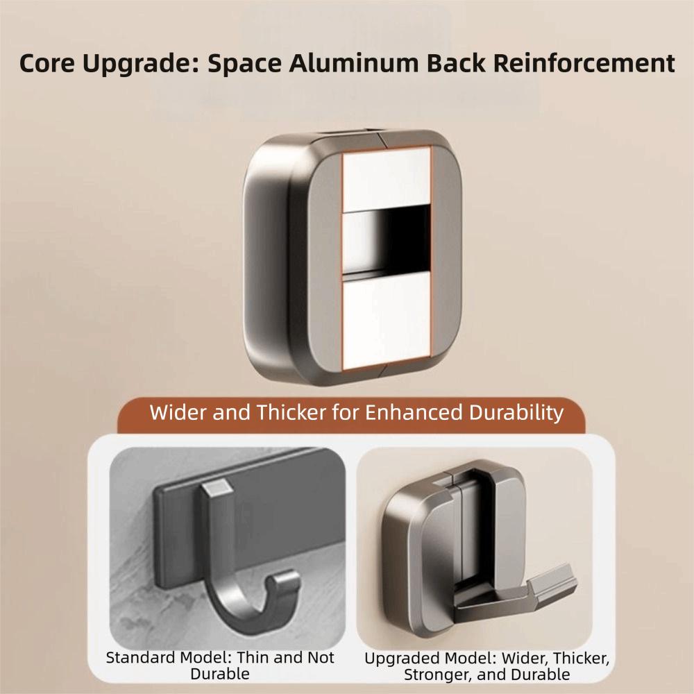 Self-adhesive No Drill Wall Hook Hidden Punch Free Hidden Rack Premium Hanging Rack Entryway