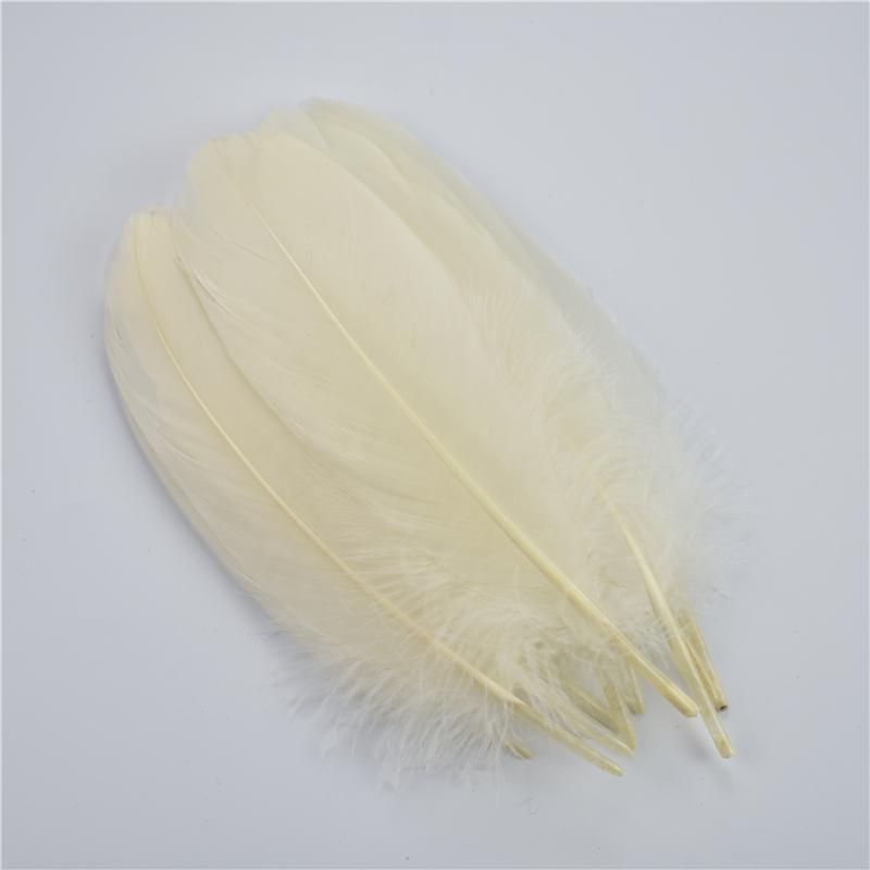 20Pcs Colorful Hard Stick Goose Feather 6-8inch/15-20cm Natural Swan Crafts Plumes  Table Centerpieces Feathers for Decoration