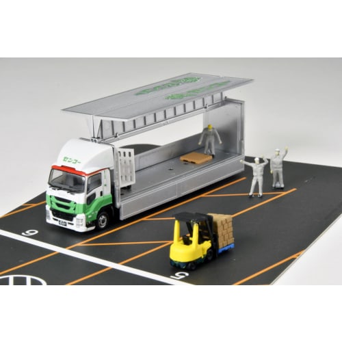 Tomytec The Truck Collection Truck Collection Logistics Site Wing Van Set F Senko Diorama Supplies 331322