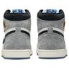 Jordan Air Jordan 1 High Top Vintage Basketball Shoes Men's Gray White DZ5485-003