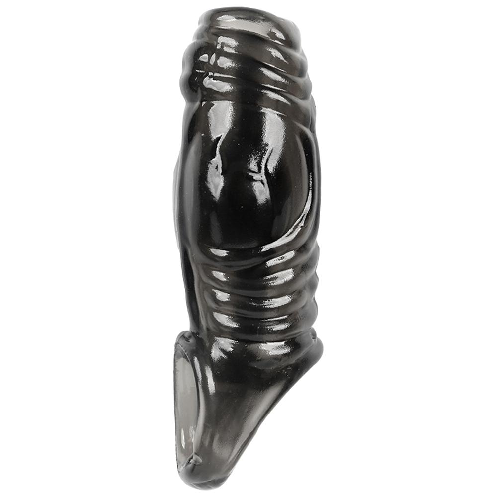 Penis Sleeve Enlargement Extender Male Condom Delay Ejaculation Cock Ring Trainer Enlarger Sex Toys for Men Dick Enlargemen