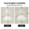 Lolita Fashion Short Tutu Skirt With Pleated Mesh Material For Cosplay And Casual Wear