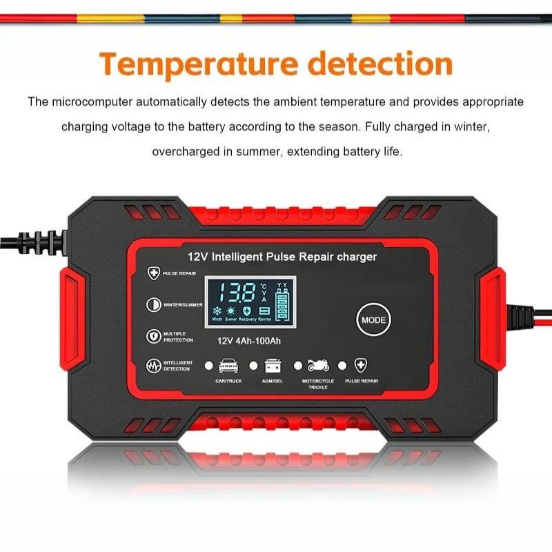Portable Emergency Car Battery Charger Universal 12V Auto Jump Starter Power Pack for Camping Road Travel Vehicle Use