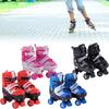 Pvc Roller Adjustable Skates For Kids With Brakes Wheels Safe Design Outdoor