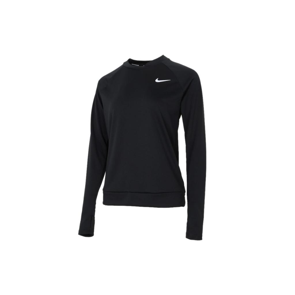 Nike Sweatshirts Women's Black Crew Neck Moderate Regular CU3271-010