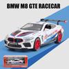 1/32 Scale M8 GET Diecast Car Model Toy, Pull Back Toy Vehicle with Sound and Light for Kids Toddler Boys Girls Gift Collection