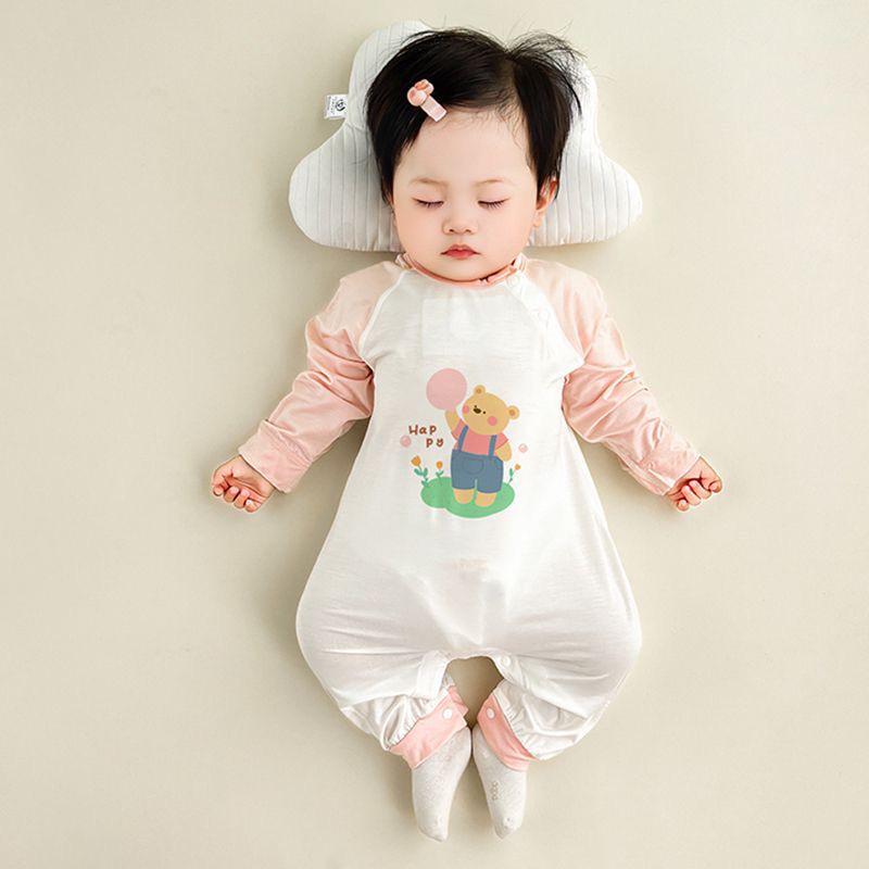 Four Seasons Baby Modal Long-Sleeve Romper & Pajamas Set