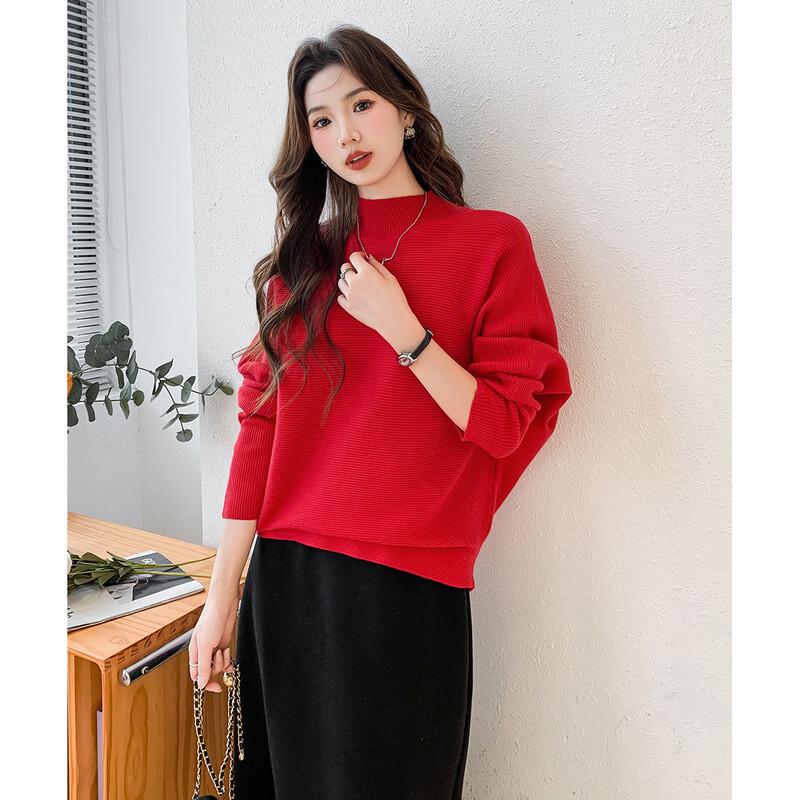 

MOKANA Women s Long Sleeve Knit Sweater One Size