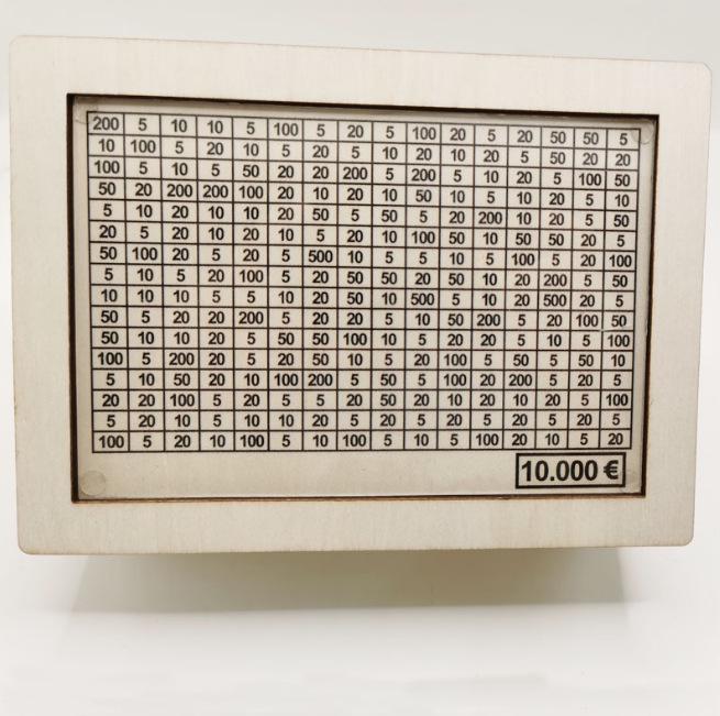 Wooden Cross-Border Money Box with Counter – Quality Piggy Bank and Ornament