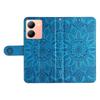 For vivo Y78 (China) 5G/Y36 4G (Global)/Y36 5G (Global) PU Leather Wallet Phone Cover Sunflower Imprinted Stand Case