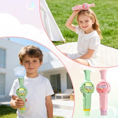 Fog Bubble Machine, Rechargeable Automatic Electric Fog Bubble Machine With 70ml Bubble Solution, Bubble Fog Game With Colored Lights And Music