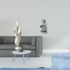 Feather Guan Yin Modern Resin Sculpture Decorative Figurine Art Craft for Office Fireplace Cabinet