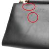 GUCCI leather 2 way bag Handbag leather black Women 459076 Used