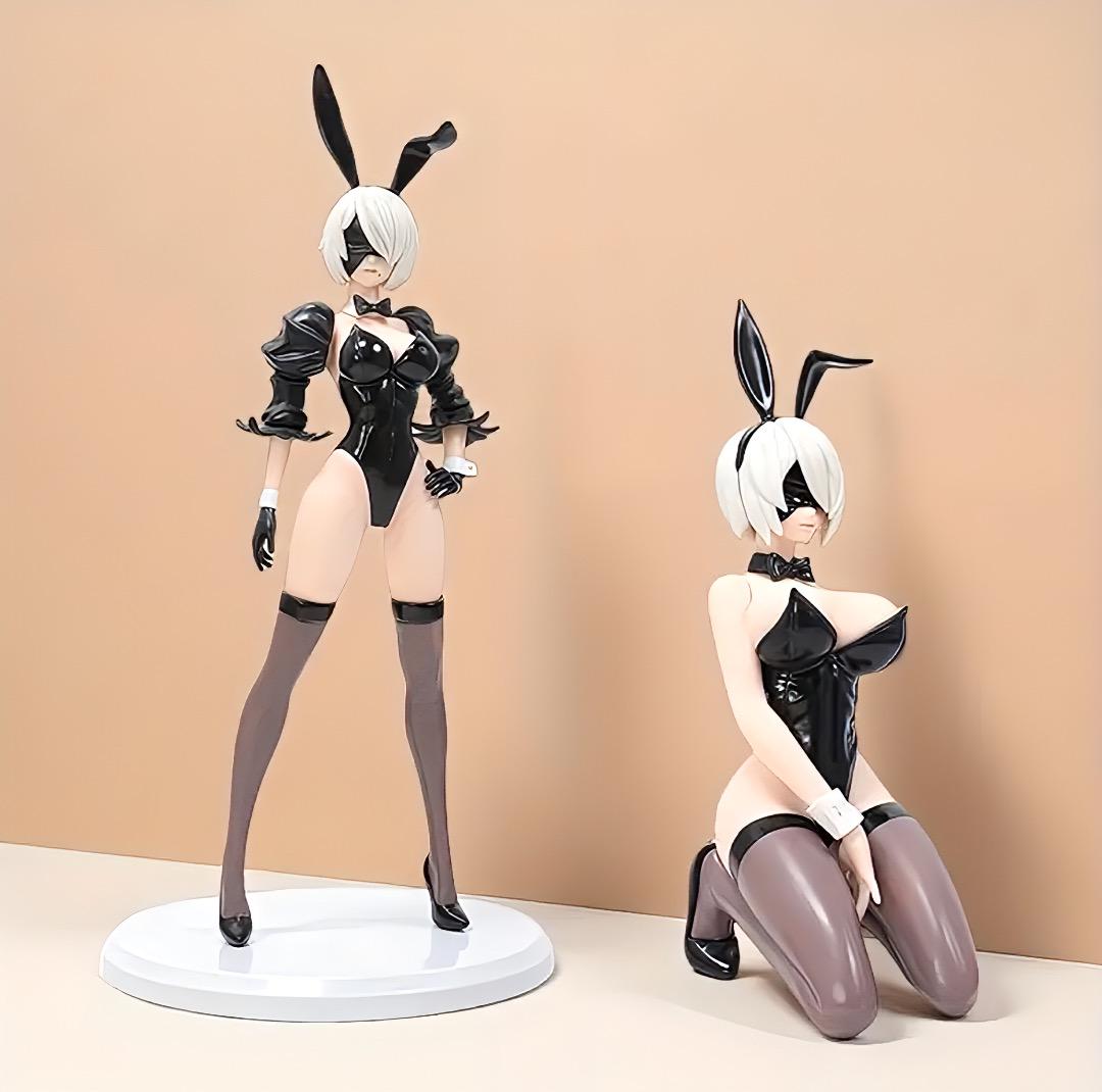

[USED] Set of 2 NieR: Automata 2B Bunny Girl Figures