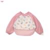 6-24 Months Cartoon Babys Bibs Kid's Waterproof Eva Apron Girls Boys Feeding Burp Cloths with Long Sleeves Newborns Saliva Towel
