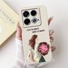 For Infinix Note 40 Case X6853 Pretty Girls Sunflowers Cover Soft Silicone Phone Case For Infinix Note 40 Pro Plus Note40 Fundas