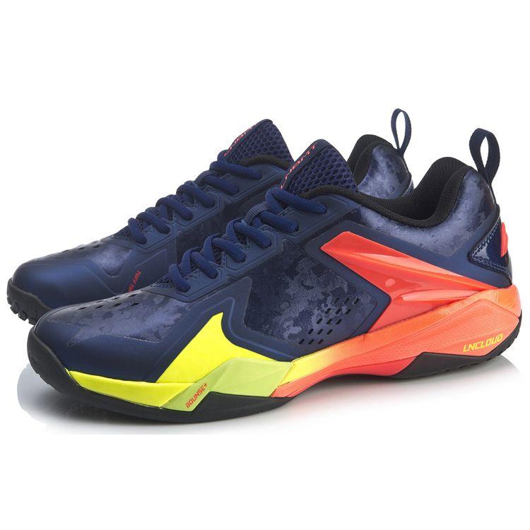 Li Ning Feng Ying V PU Synthetic Leather Rebound Shock Absorption Breathable Non-Slip Support Low-Top Badminton Shoes Unisex Sneaker AYAQ013-1