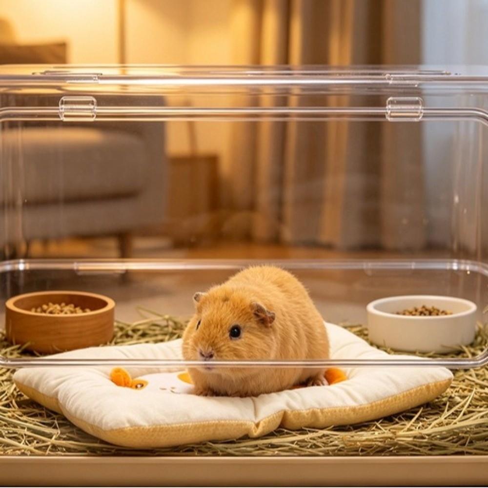 Thickened Soft Guinea Pig Plush Cushion Comfortable Small Animal Sleeping Mat Sleeping