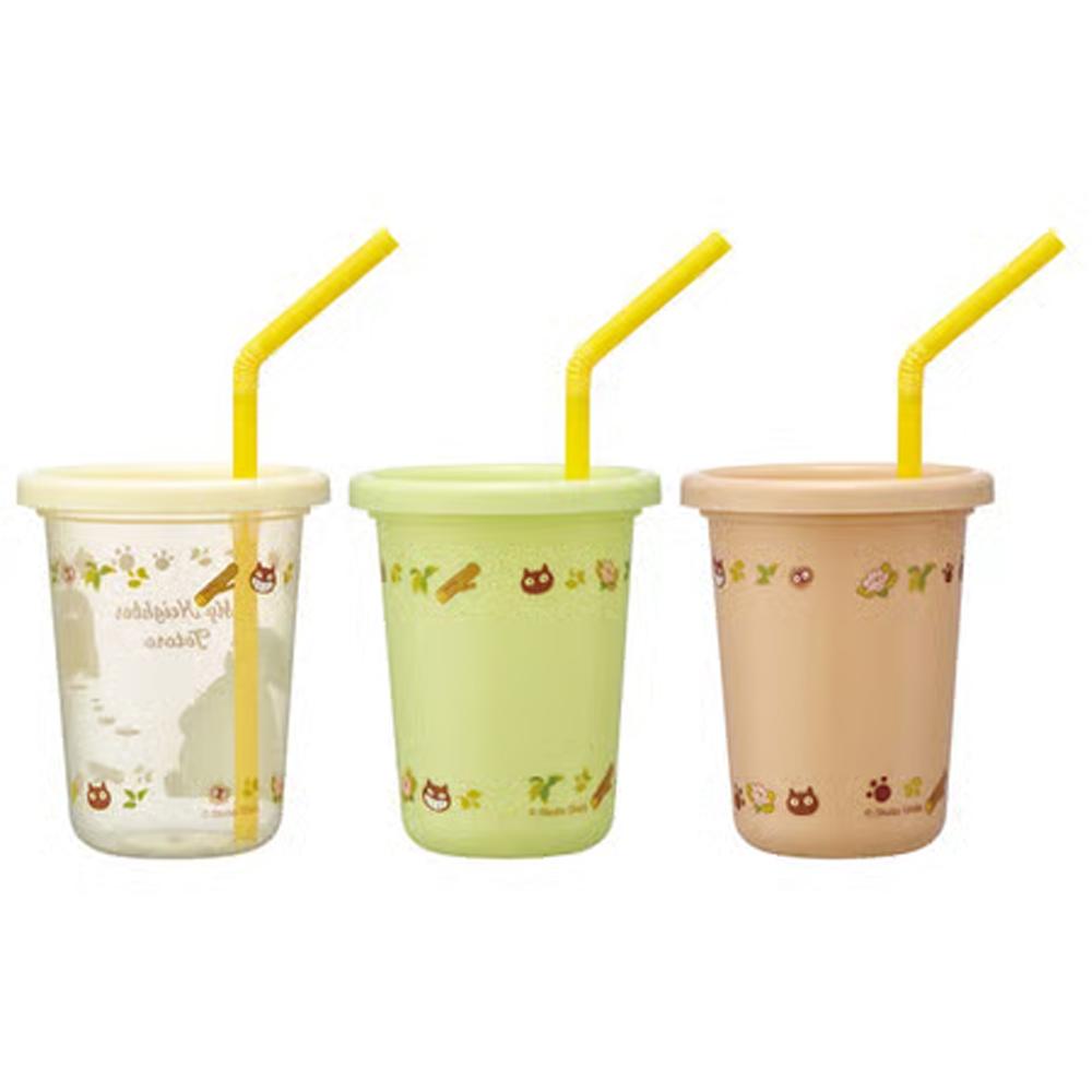 My Neighbour Totoro Cup With Straw (Pack of 3)