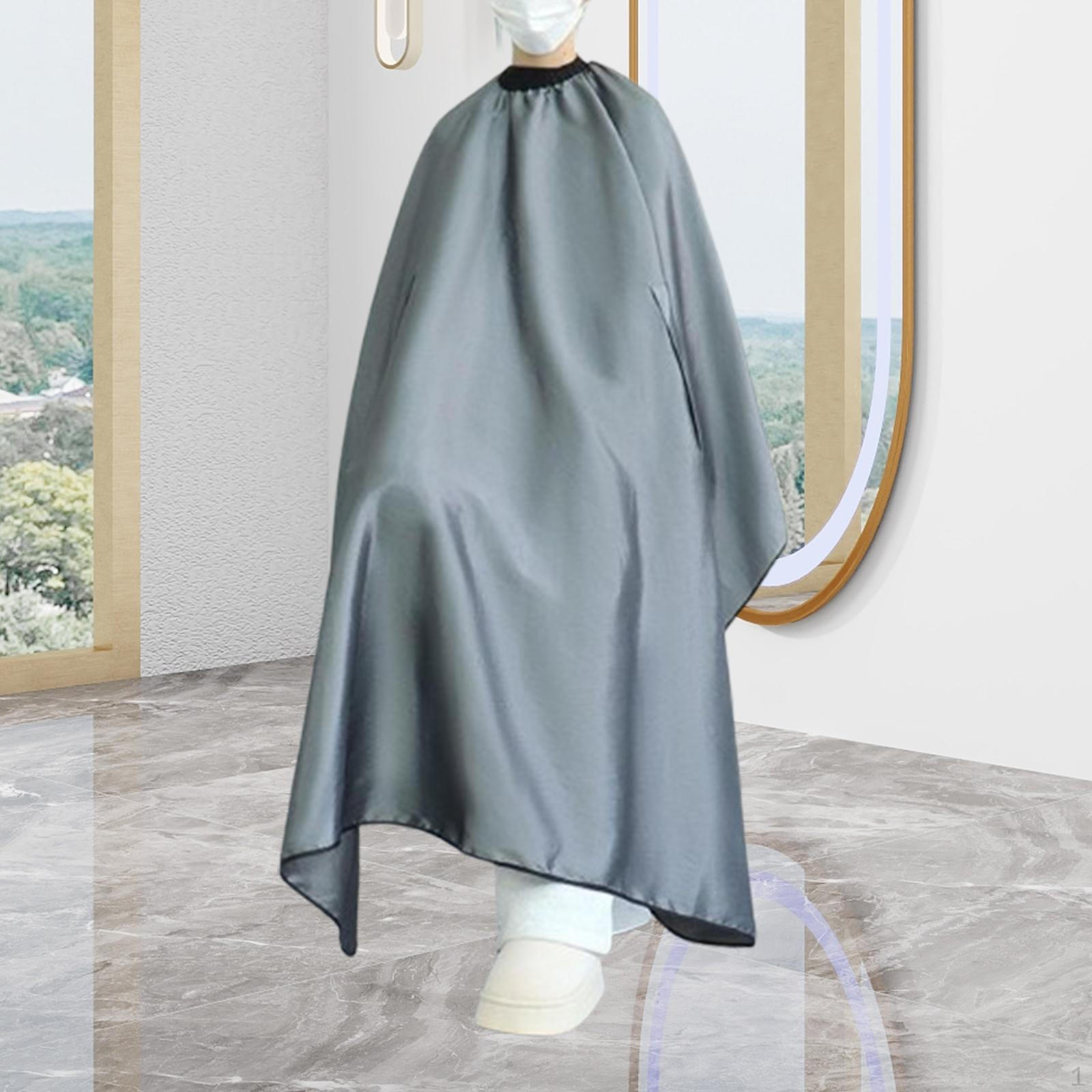 

Парикмахерская накидка для стрижки волос, водонепроницаемая для косметического косметолога, окрашивания, мытья gray 140cmx180cm